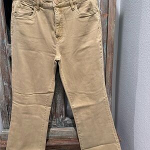 Kut from the Kloth Tan Straight Leg Jeans